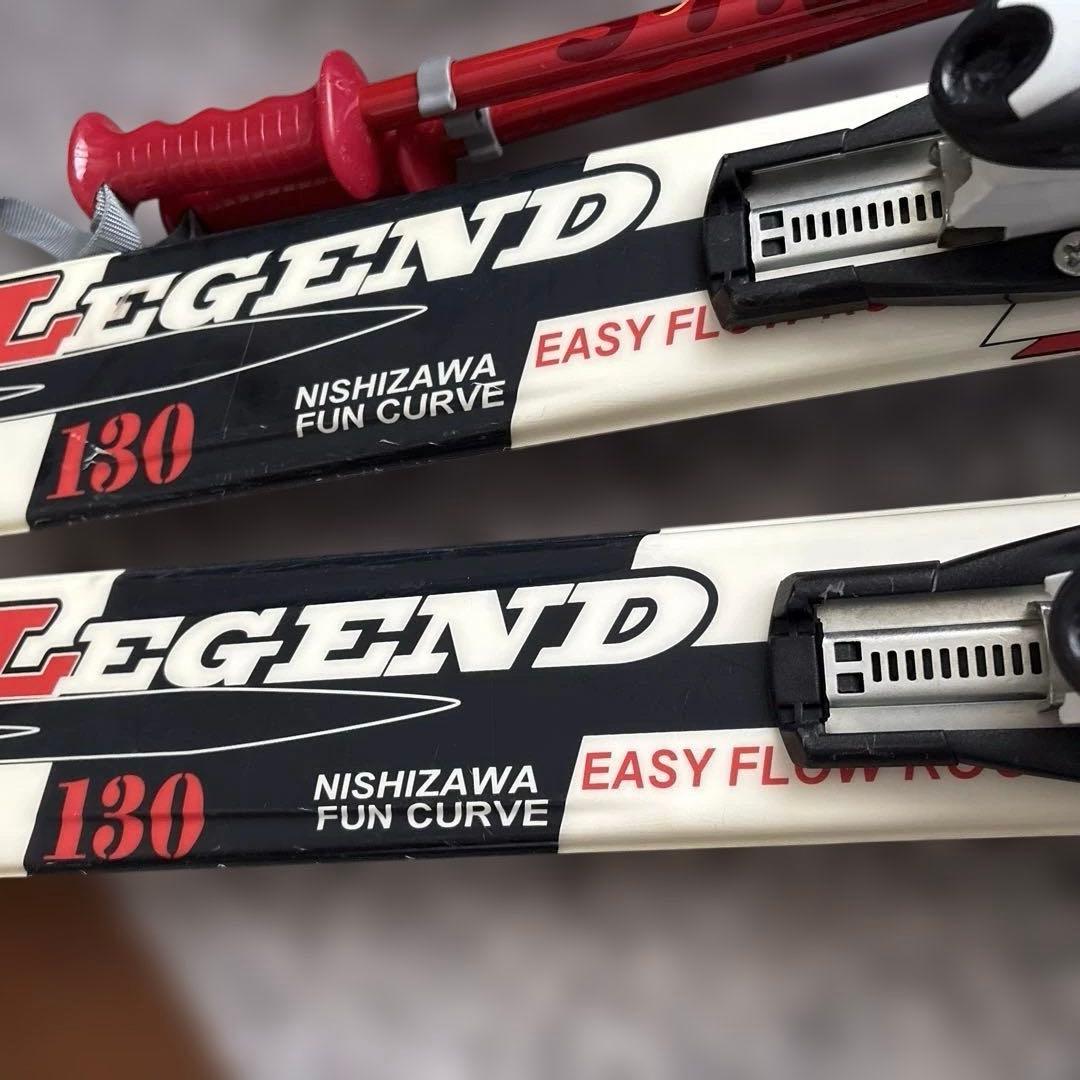 NISHIZAWA LEGEND スキーセット 130cm 靴24cm