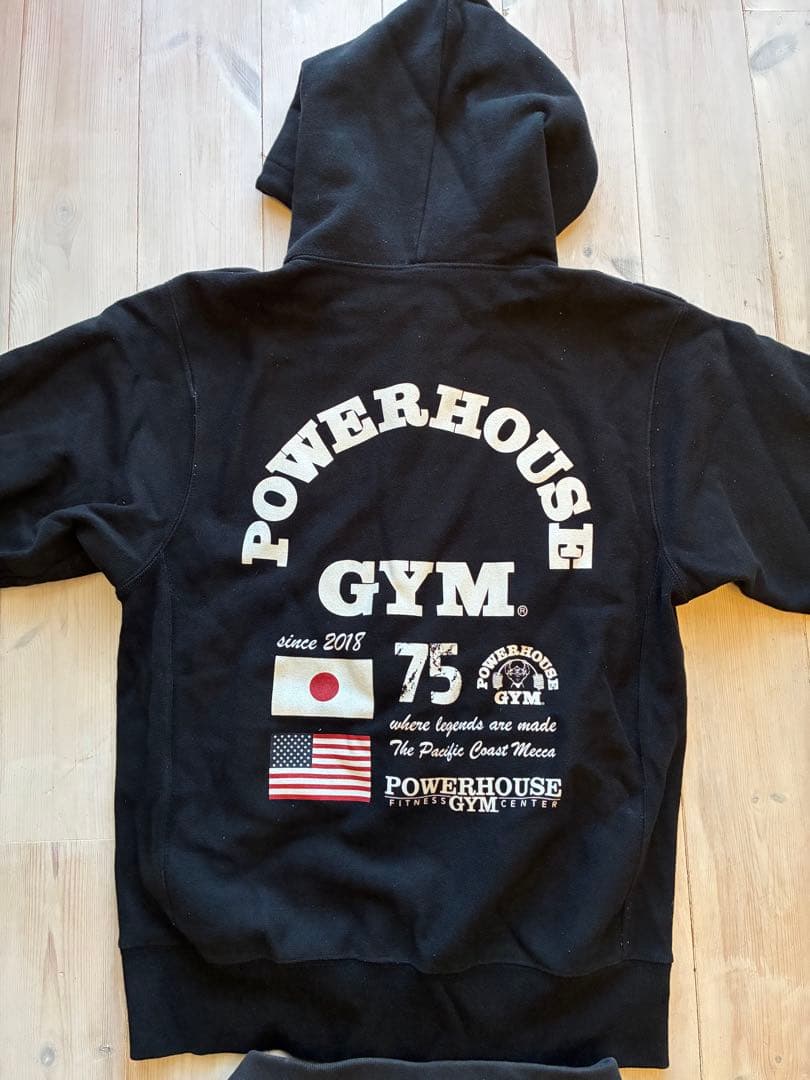 POWERHOUSE GYM パーカー、パンツ　セットアップ