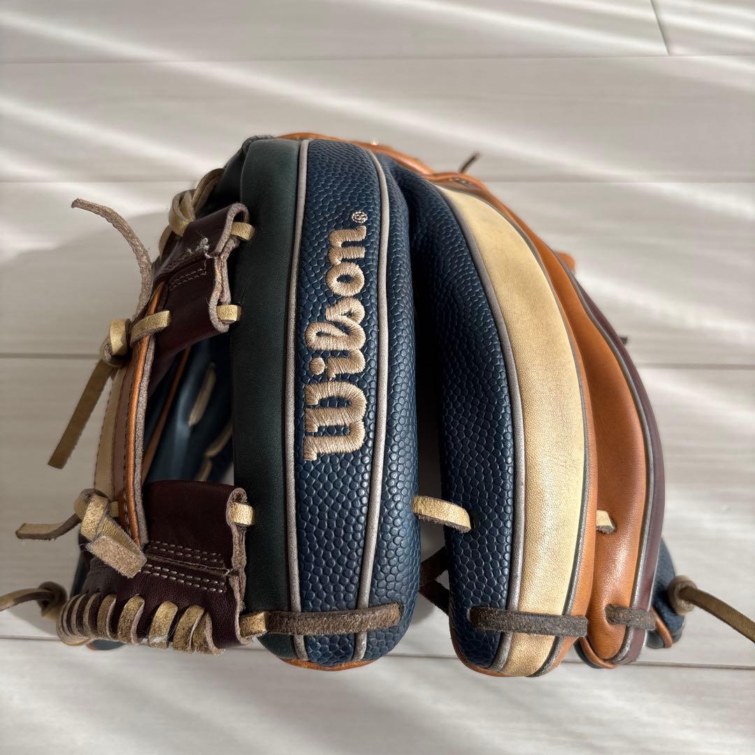 h*a様 値下げ中Wilson 87型軟式グローブ 多色ストライプ