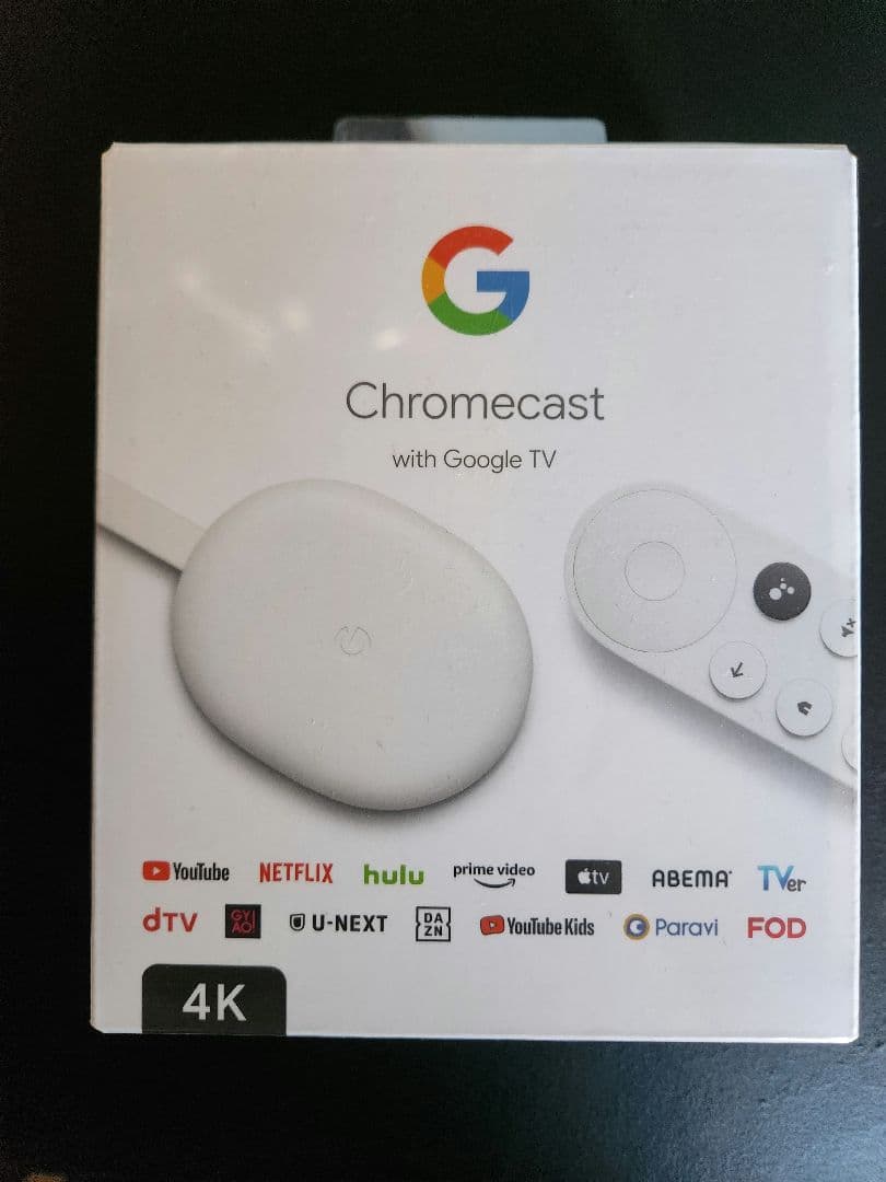 【新品・未開封】Chromecast with Google TV 4K