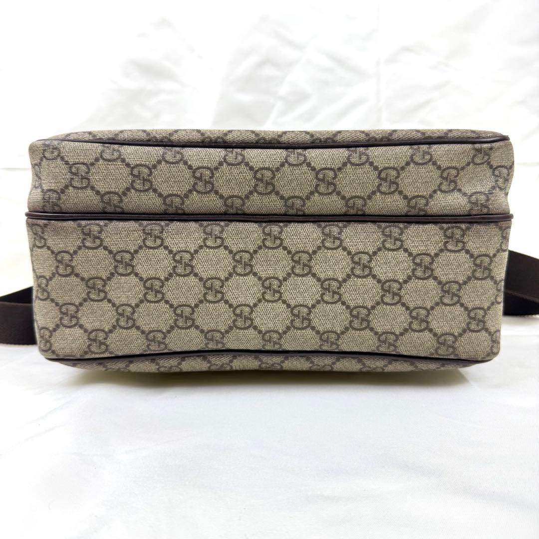 【美品】GUCCI グッチ GGスプリーム ショルダーバッグ PVCレザー