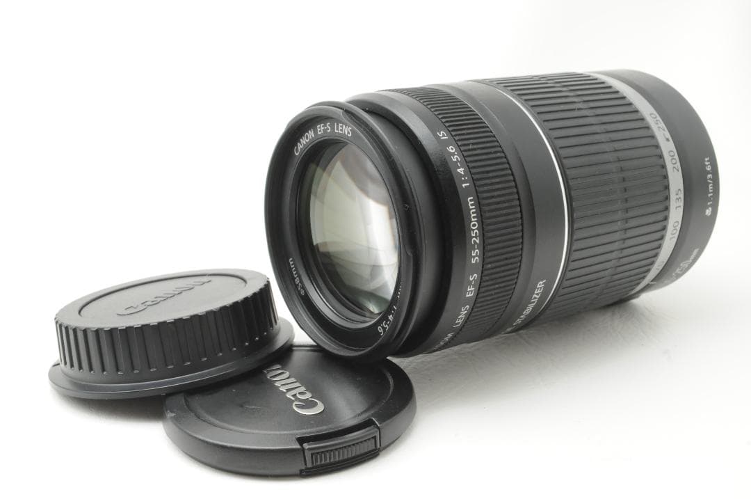 CANON キヤノン EF-S 55-250mm F4-5.6 IS 望遠レンズ