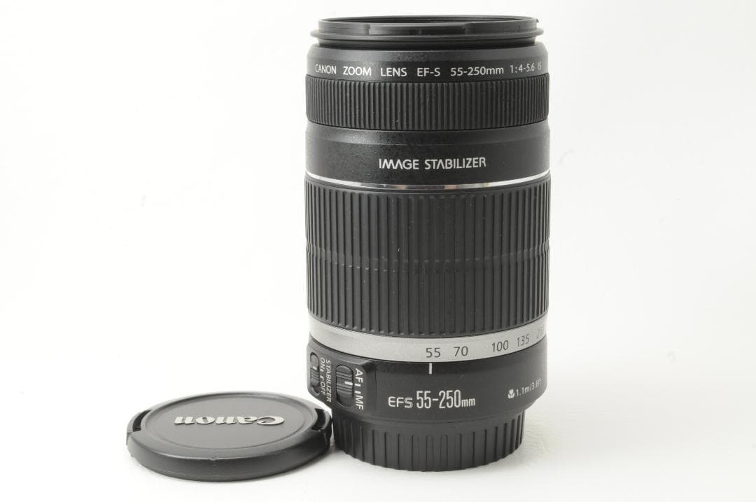 CANON キヤノン EF-S 55-250mm F4-5.6 IS 望遠レンズ