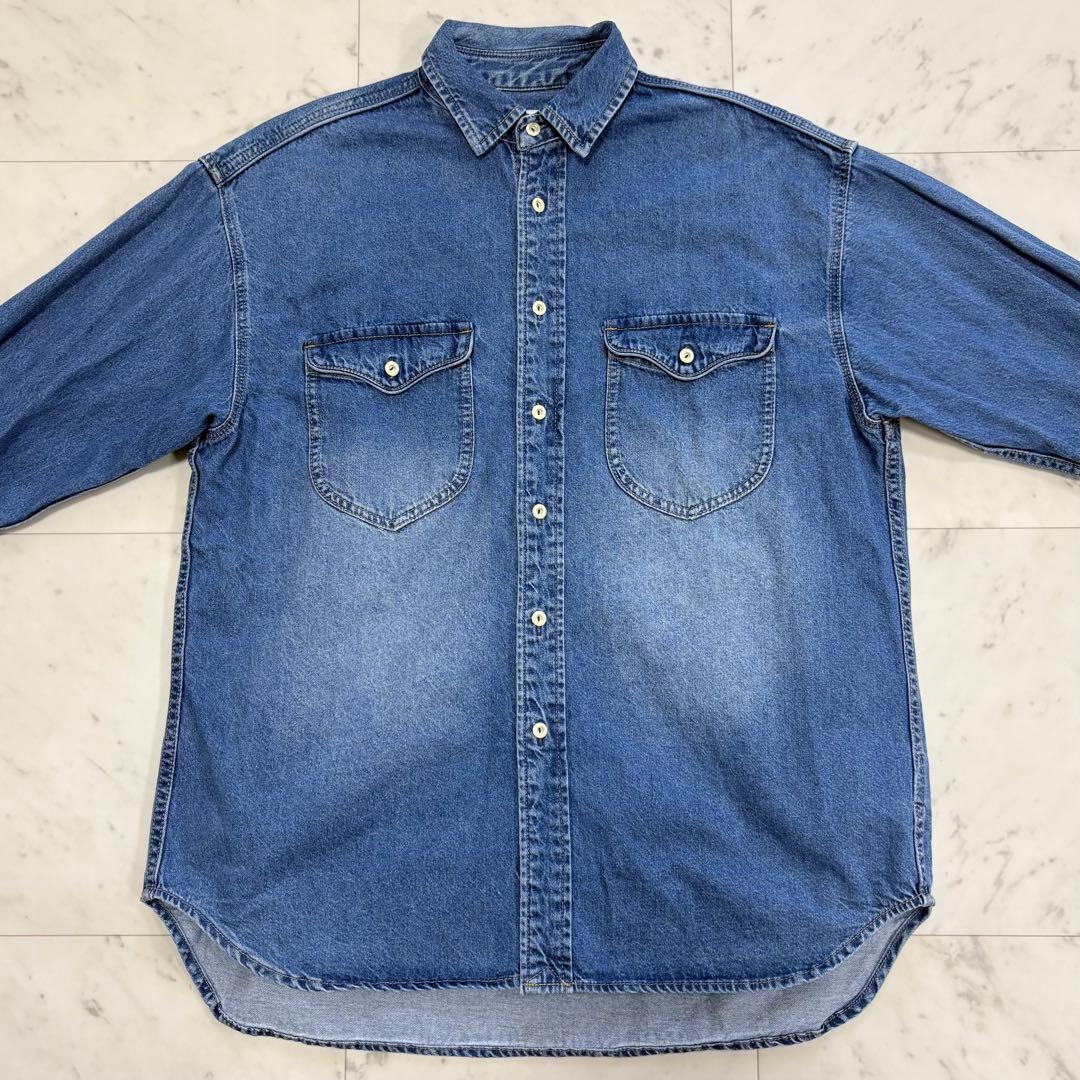 美品♪スローブイエナ　LE DENIM BDUシャツ　デニムシャツ　ゆったり