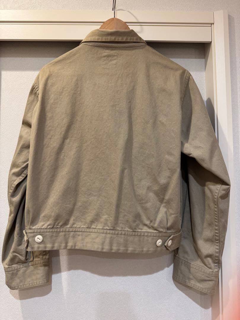 【美品】MADISONBLUE ベージュ ジップアップジャケット