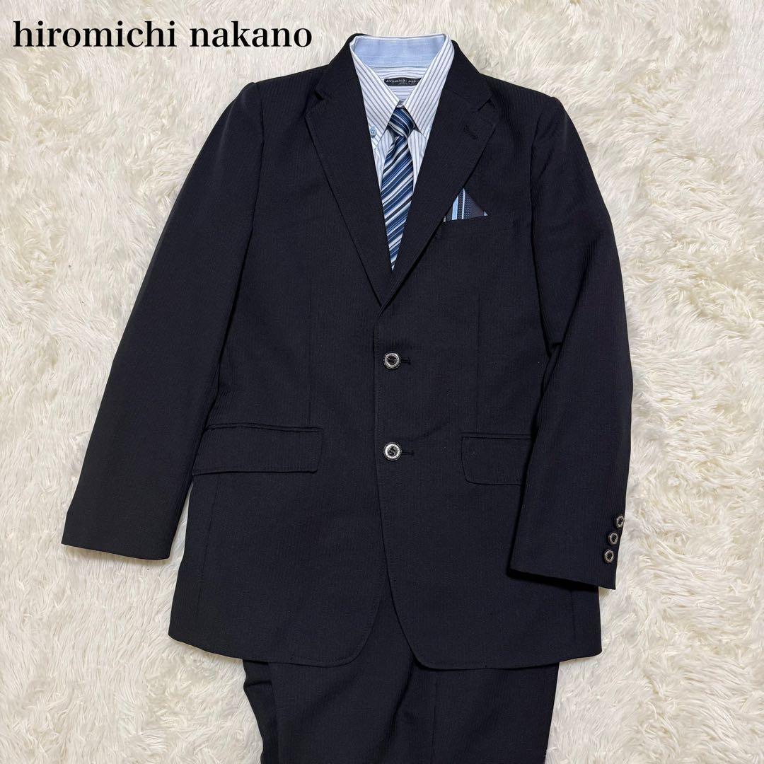 ヒロミチナカノ★男の子スーツ160㎝ 卒業式 入学式　フォーマル　6点　ブラック