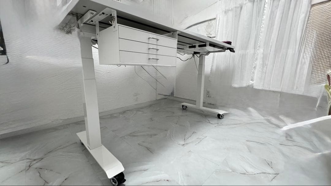 【24万相当】pureducts 電動昇降デスクセット E7 幅160cm