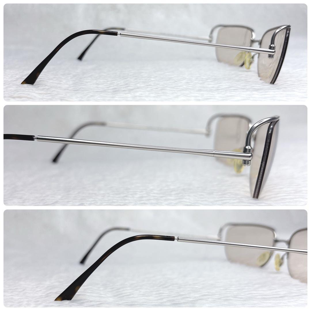 希少 PRADA プラダ メタルサングラス ローズゴールド イエロー 廃盤モデル