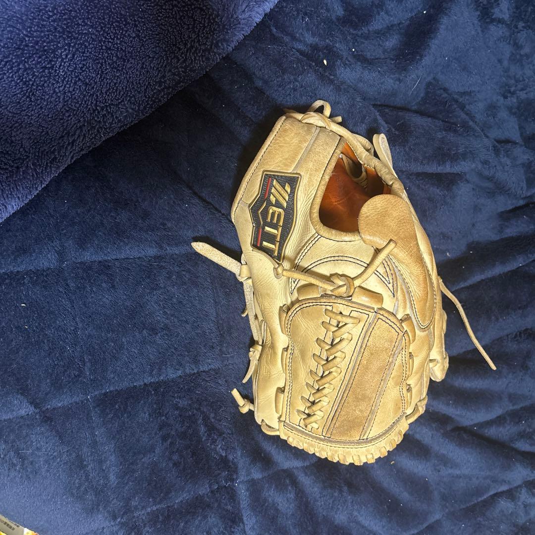 ZETT ベージュ 硬式グローブ