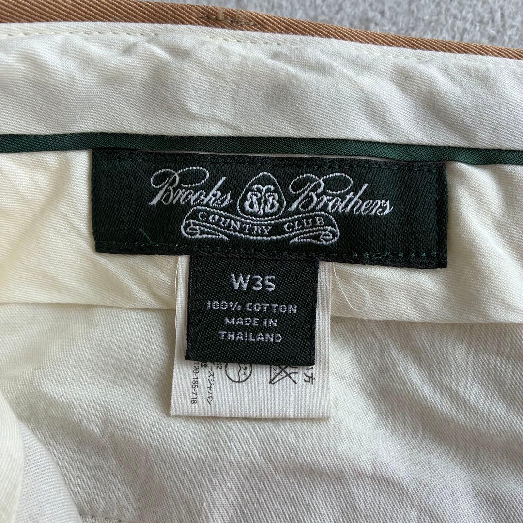 【美品】ブルックスブラザーズ カントリークラブ ツータックチノパン W35 良品
