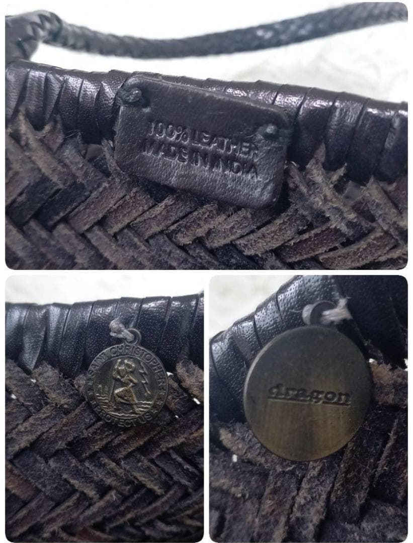 ドラゴン　Dragon メッシュバッグ　黒