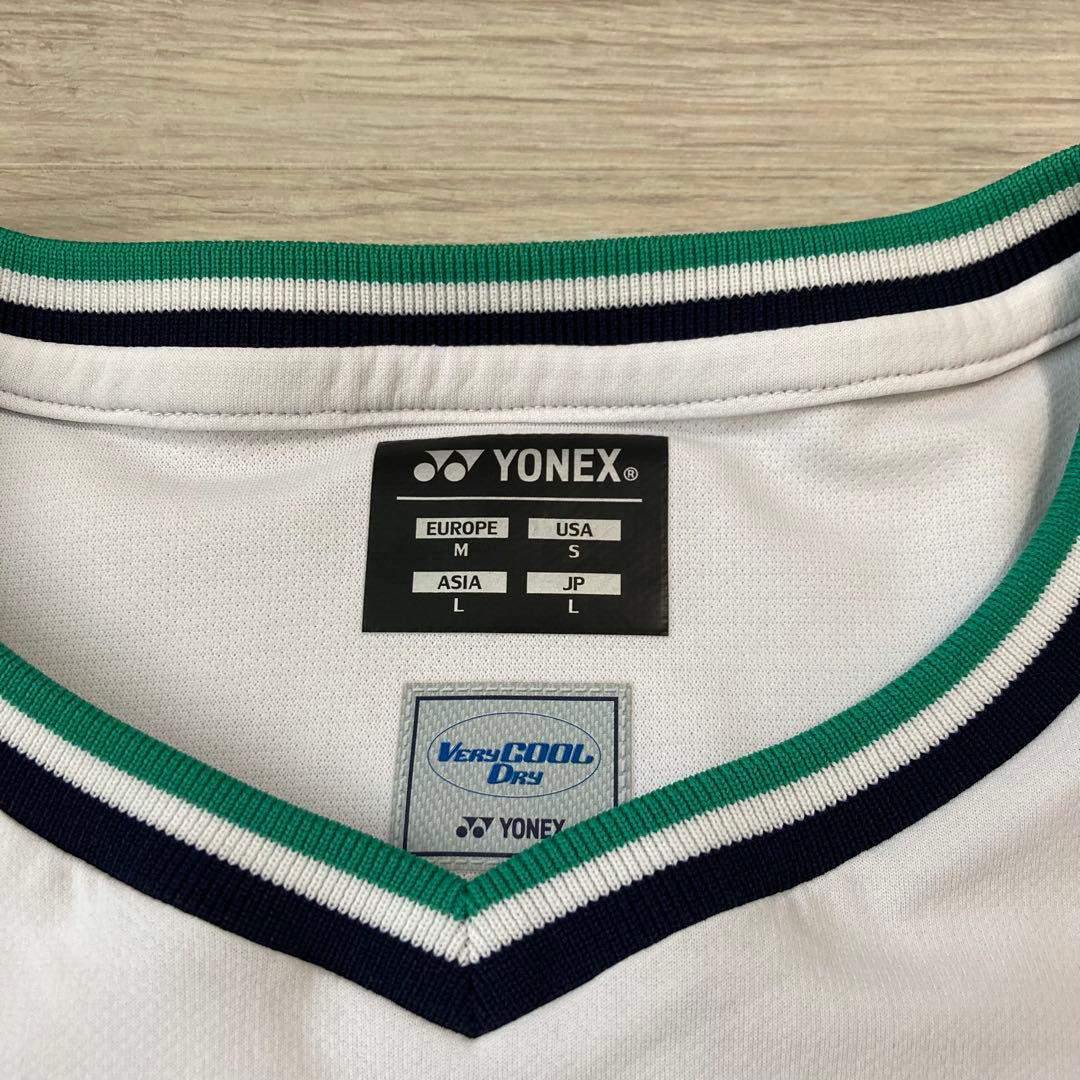 ①【廃番】ヨネックス 75周年 ゲームシャツ 白