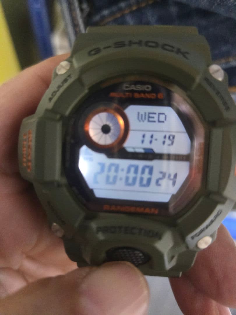 G-SHOCK レンジマン。迷彩限定メイインカモフラージュです。