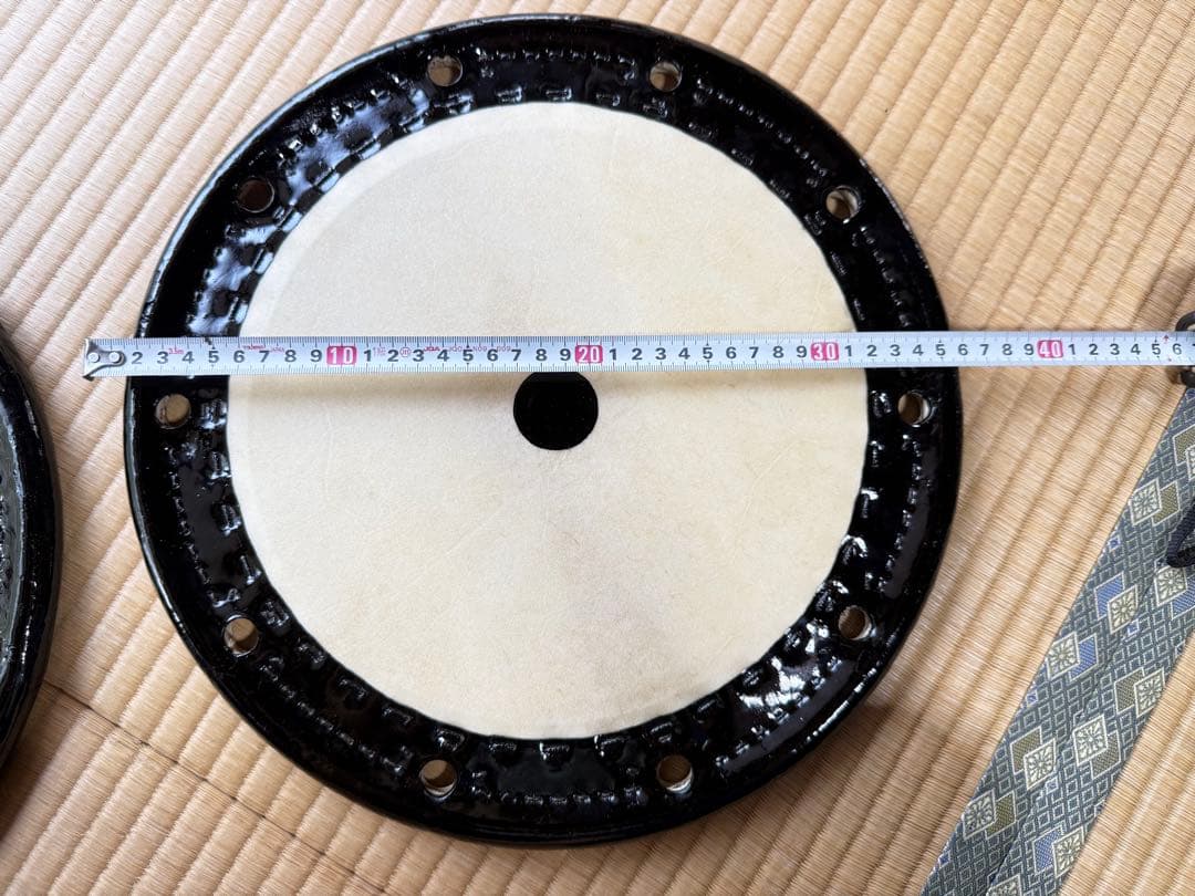 2丁掛 締太鼓 蛇の目入り 附締太鼓 和太鼓