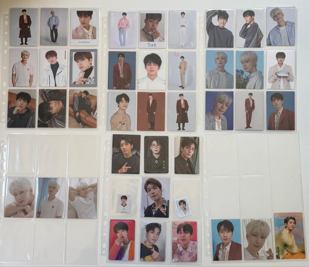 d*7様 SEVENTEEN WONWOO ウォヌ　トレカ　カード　大量　引退品