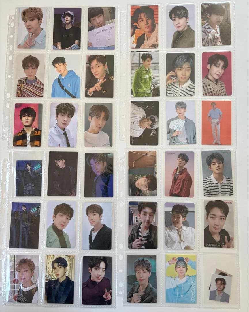 d*7様 SEVENTEEN WONWOO ウォヌ　トレカ　カード　大量　引退品