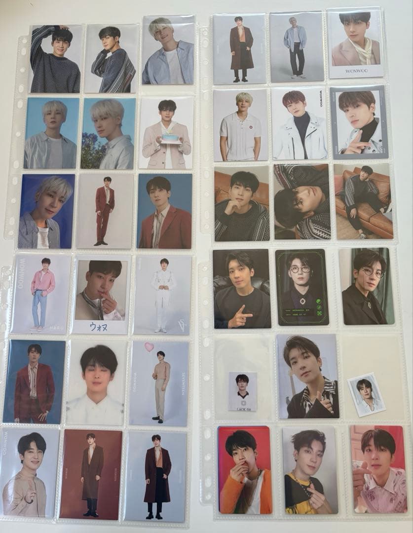 d*7様 SEVENTEEN WONWOO ウォヌ　トレカ　カード　大量　引退品
