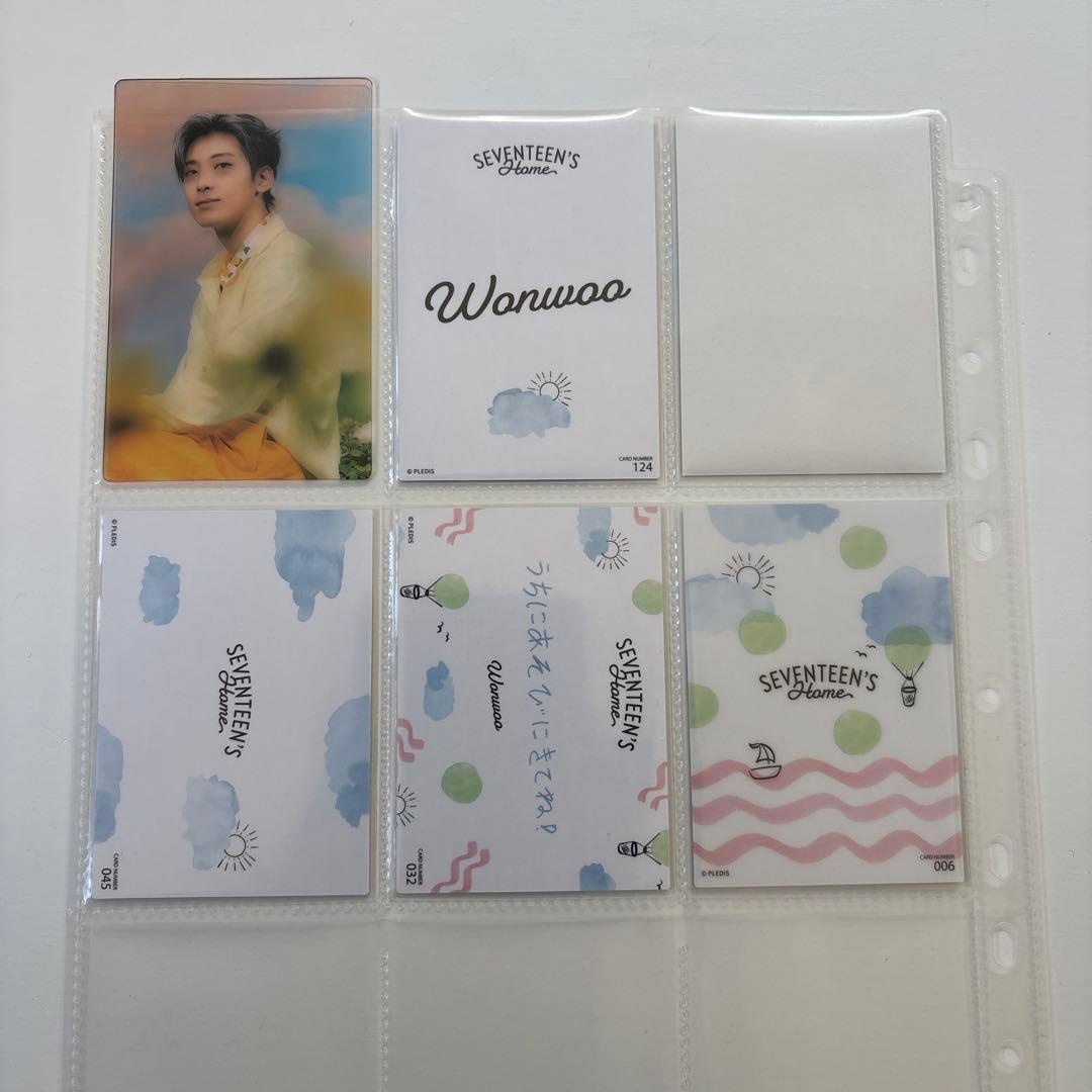 d*7様 SEVENTEEN WONWOO ウォヌ　トレカ　カード　大量　引退品