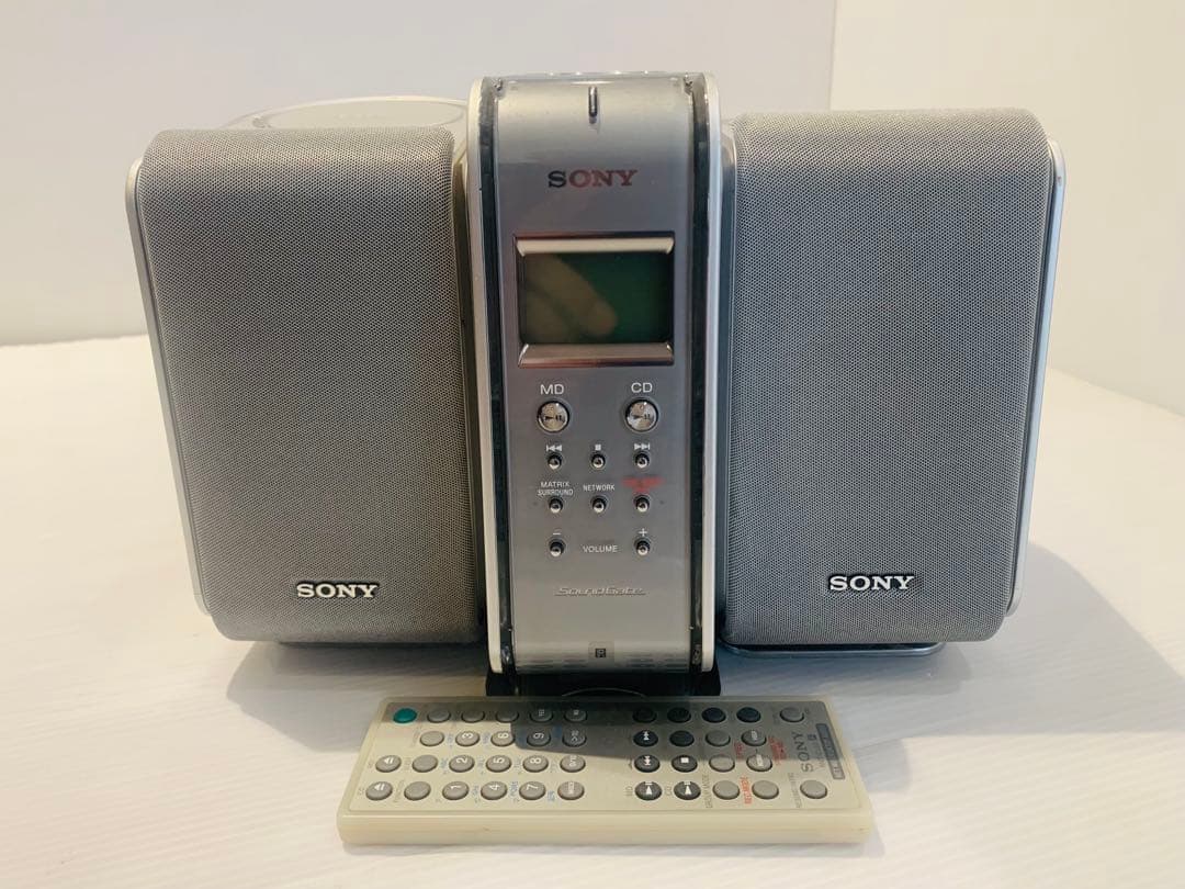 【配線補修済】SONY LAM-Z05 Sound Gate CD/MD コンポ