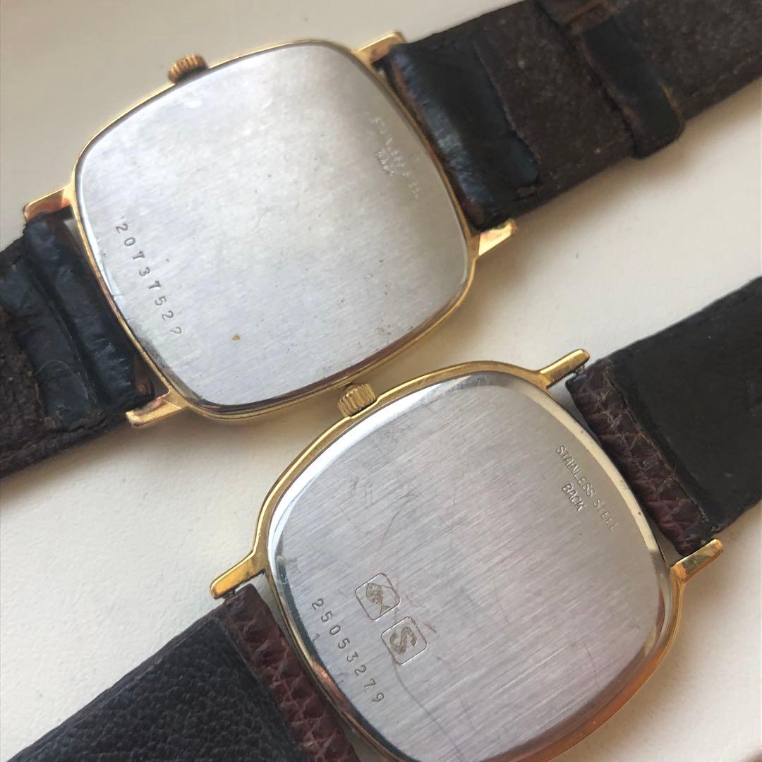 ロンジン　クラシック ゴールド スクエア 時計 2点セット