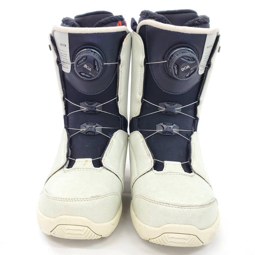 ケーツー　スノーボード　HAVEN　レイダー　US7　BOA　バイカラー