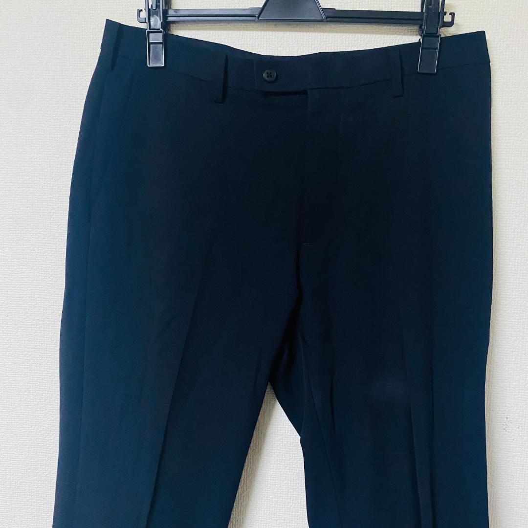 美品 ユニクロ 感動スーツ セットアップ ダークグレー XXL 洗える