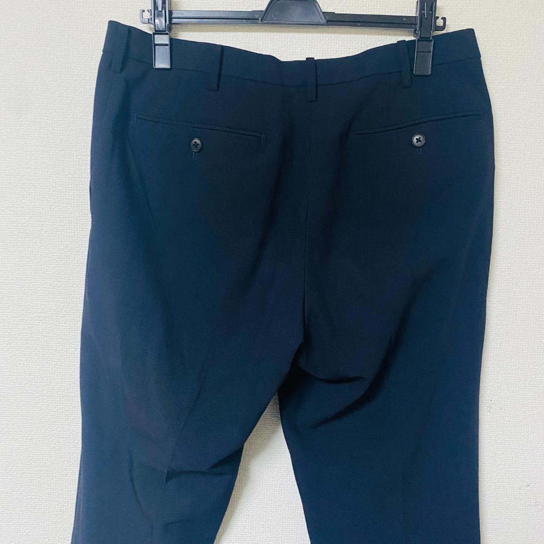 美品 ユニクロ 感動スーツ セットアップ ダークグレー XXL 洗える