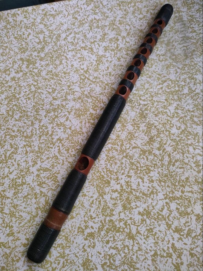 todosページ 龍笛 本管 竹製 木箱付