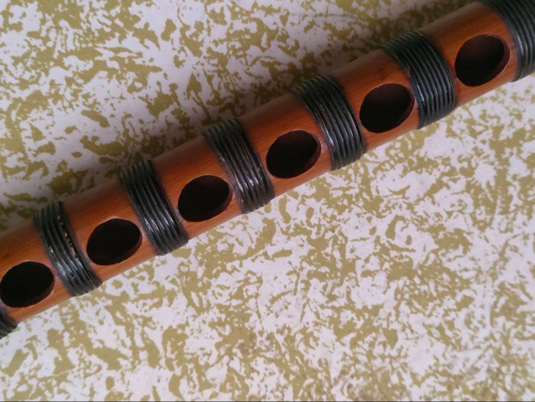 todosページ 龍笛 本管 竹製 木箱付