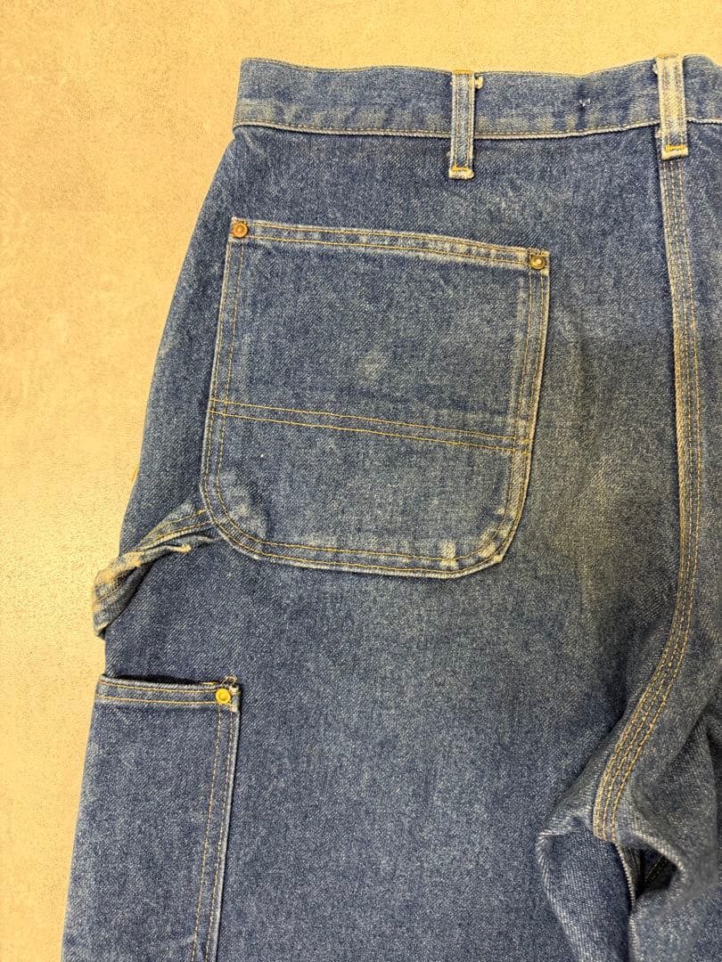 雰囲気抜群 Carhartt ダブルニーペインターパンツ デニム B07 DNM