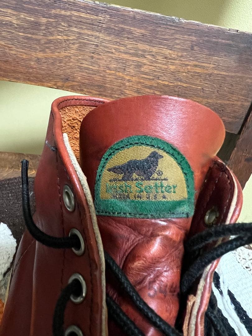 RED WING 8166アイリッシュセッター半円犬タグ