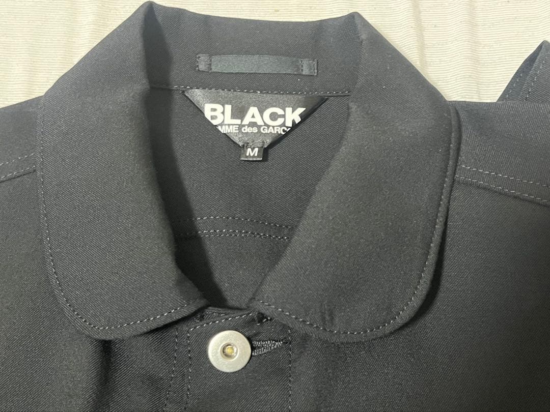 (美品)ブラックコムデギャルソン 2024AW丸襟ブルゾン