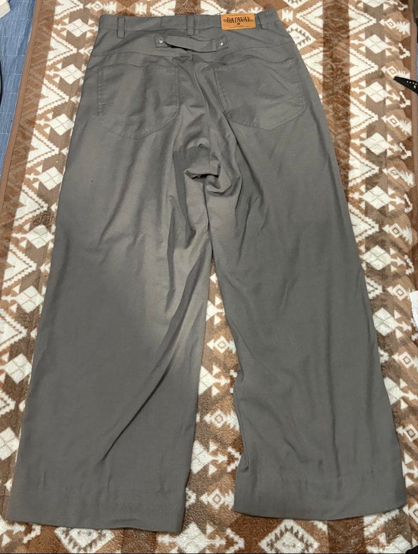 (最終値下げ)badwayグレー ワイドスラックス