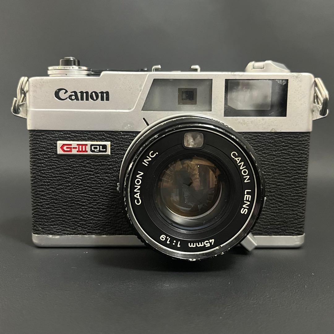 【名機/希少】Canon Canonet G-III QL17 フィルムカメラ