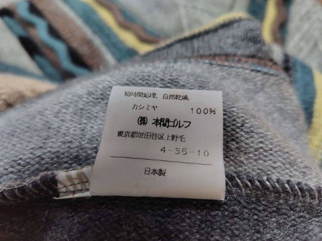 【そんそん】カシミア100% HONMA GOLF Lサイズ セーター