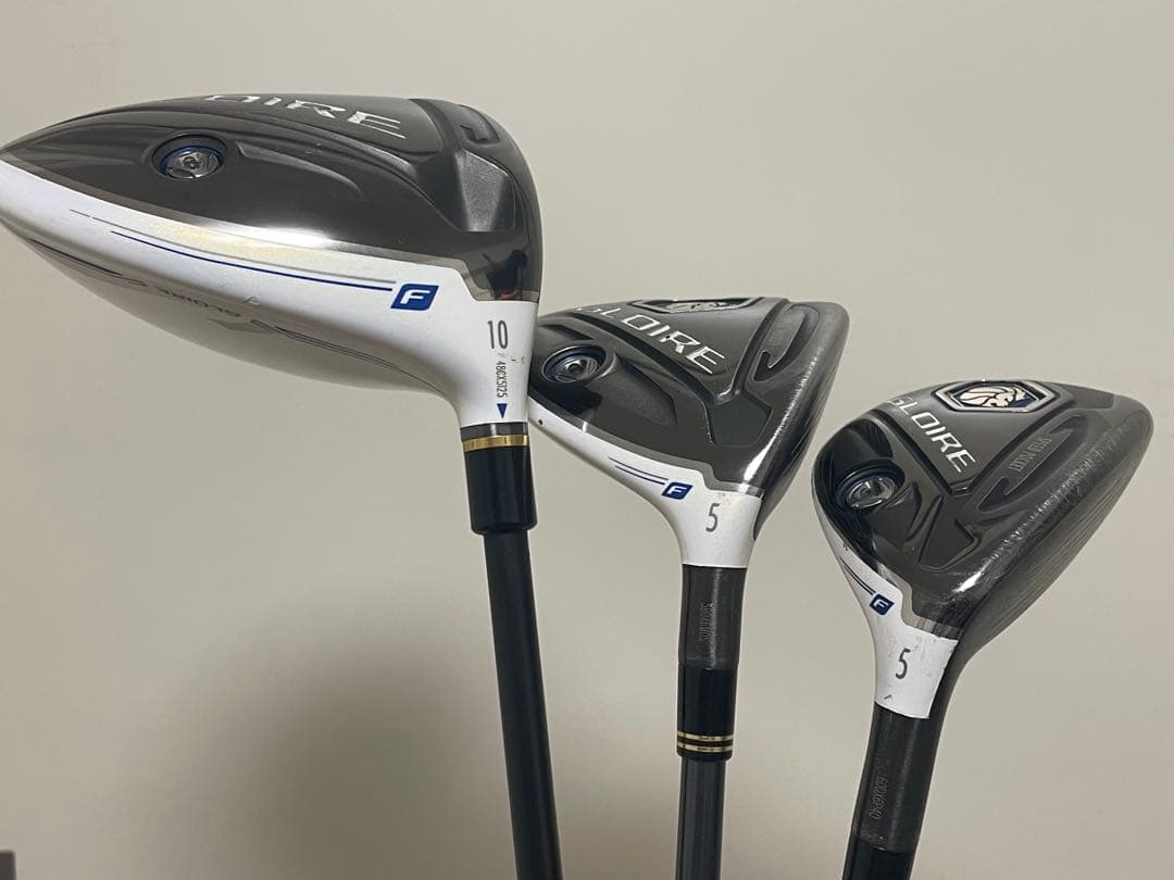 【名器】テーラーメイドグローレF 1W5W5U 3本セット+レンチ&純正シャフト