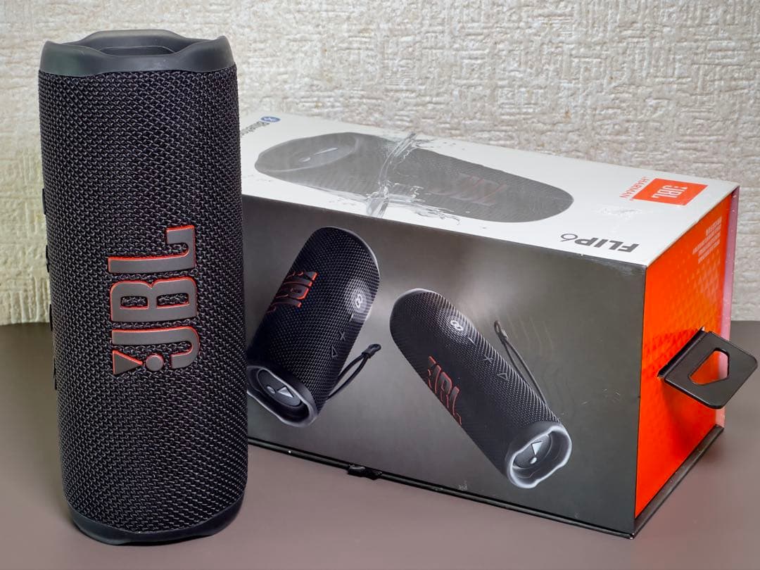 【美品】JBL FLIP 6 ブラック ワイヤレススピーカー
