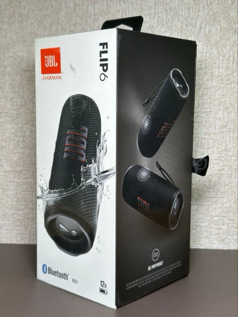 【美品】JBL FLIP 6 ブラック ワイヤレススピーカー