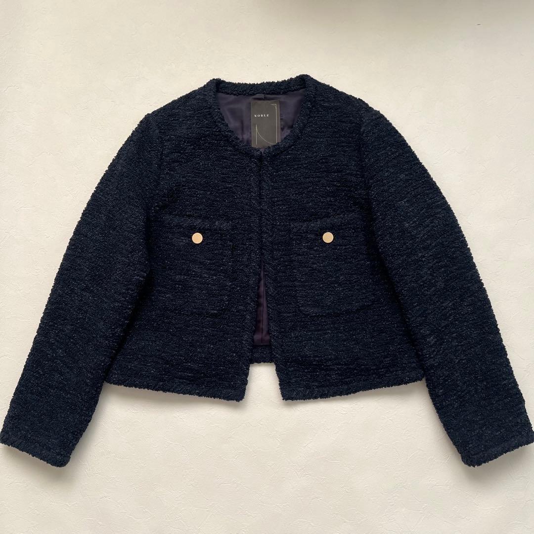 NOBLE ソフトツイードジャケット セレモニー