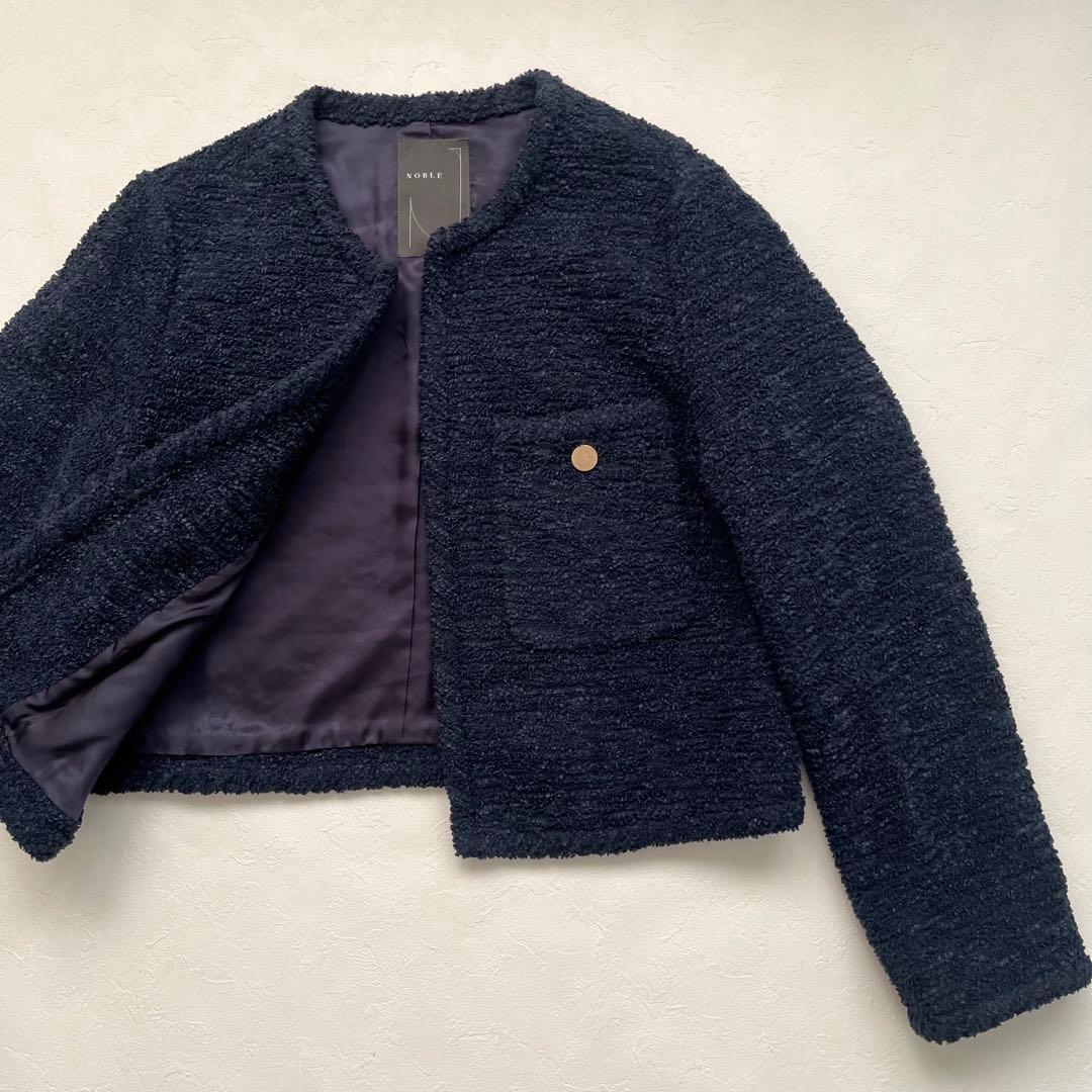 NOBLE ソフトツイードジャケット セレモニー