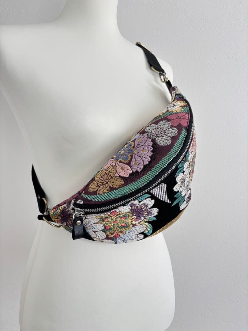 帯リメイク スリングバッグ｜ボディバッグ・クロスボディ｜一点物