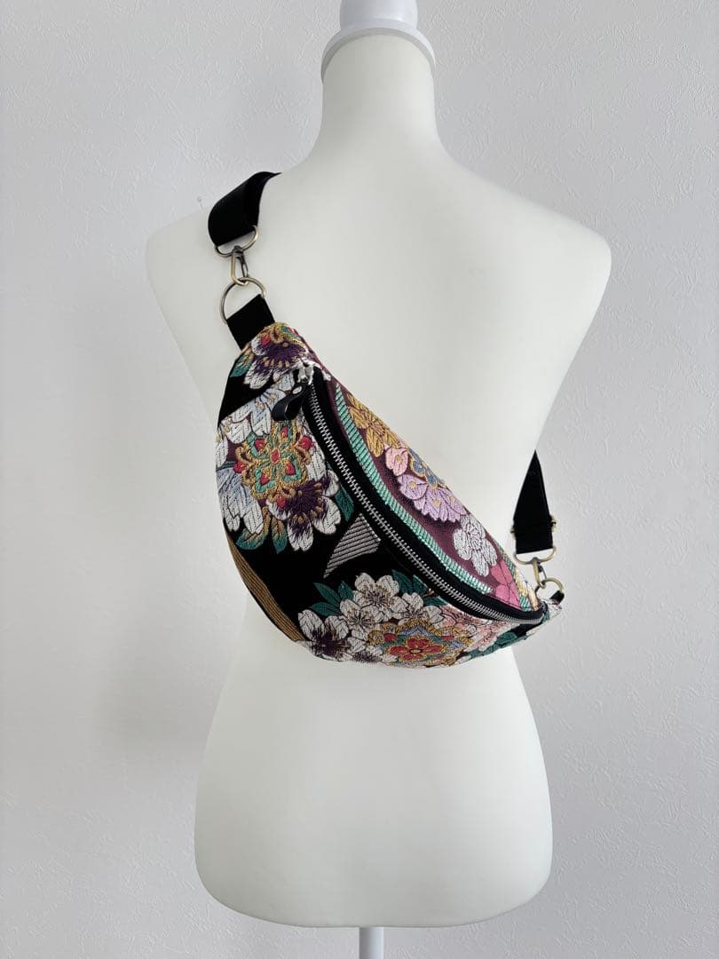 帯リメイク スリングバッグ｜ボディバッグ・クロスボディ｜一点物