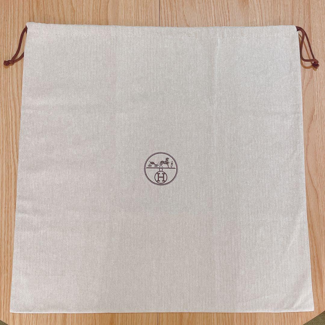 極美品 HERMES 保存袋 59×59cm 巾着