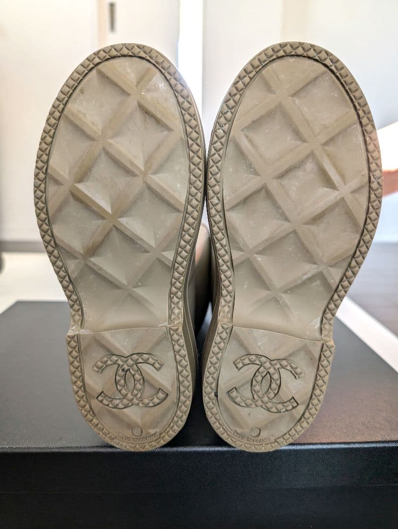 CHANEL　シャネル　レインブーツ