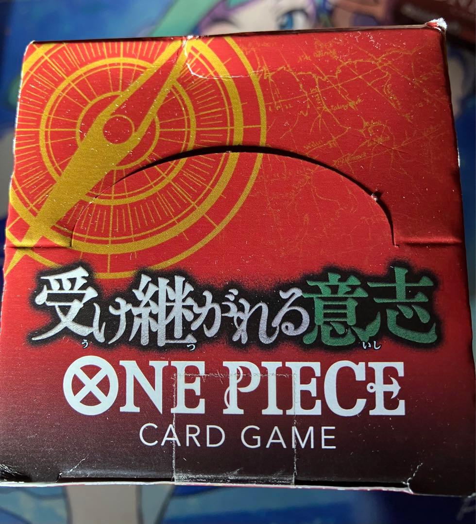 ワンピースカード　受け継がれる意志　テープ付き未開封2BOXです