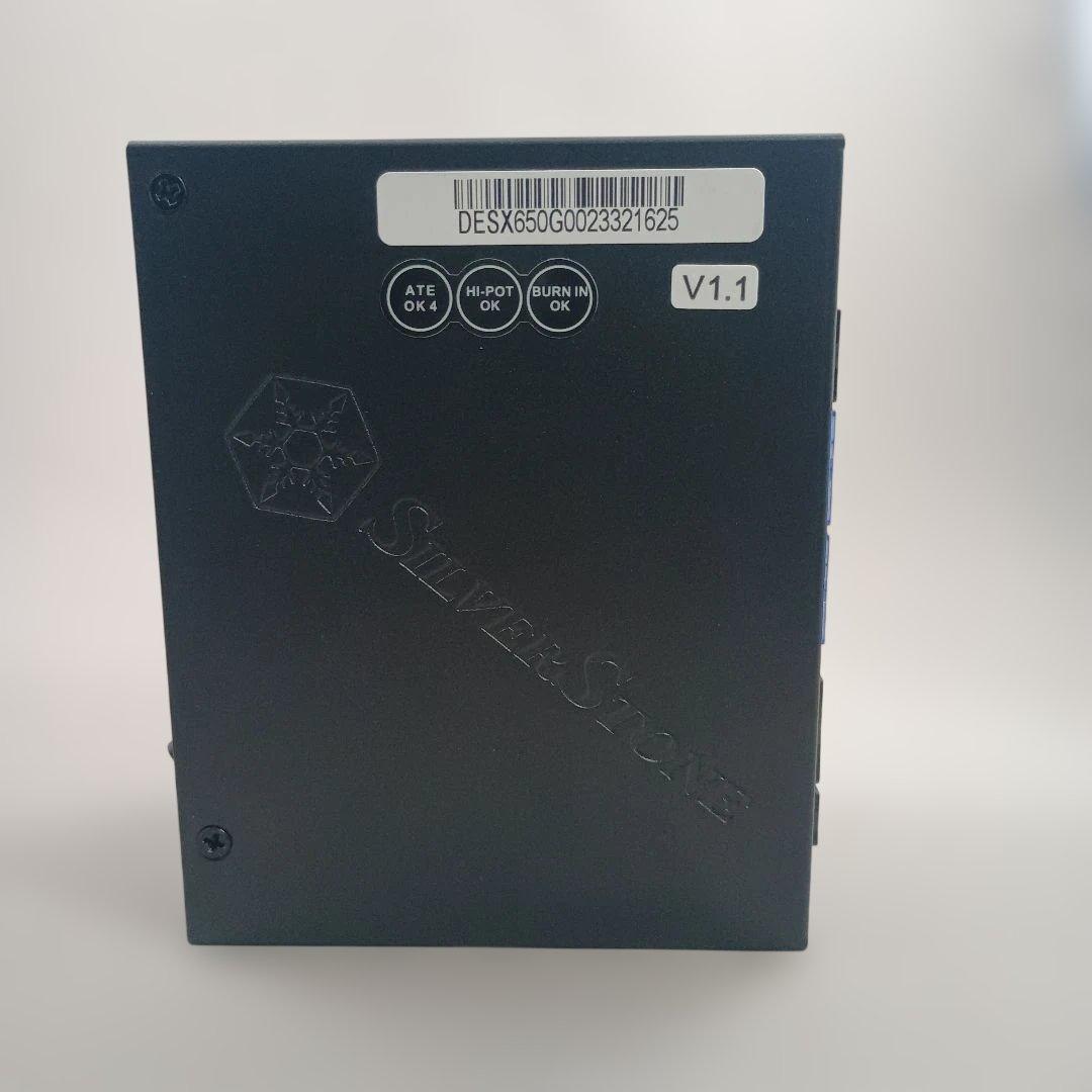 【中古美品】SilverStone SX650 SFX電源 650W