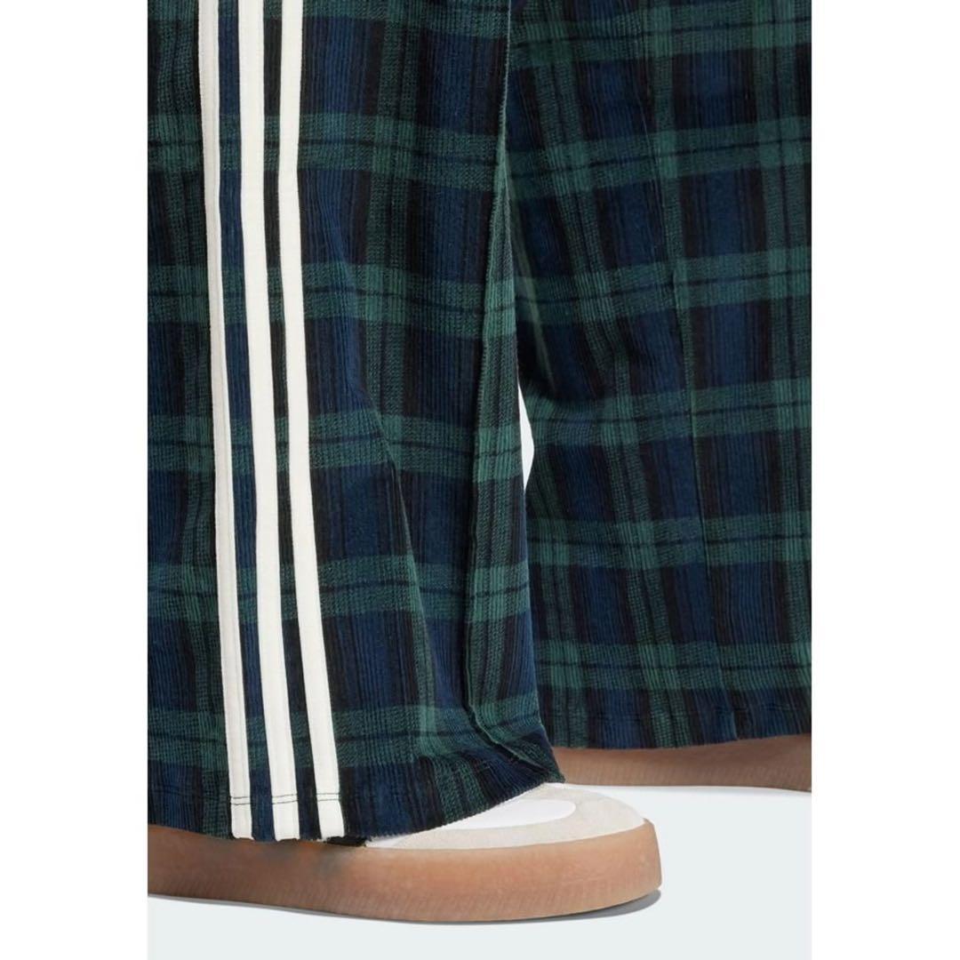 【完売品】adidas タータンチェック コーデュロイ　パンツトラックパンツ