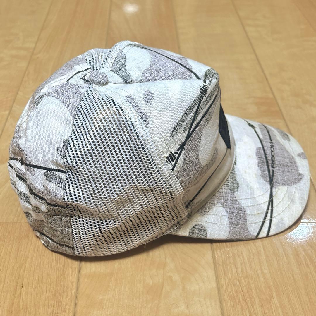 X-LARGE× RECON （W name ）迷彩　グレー　キャップ メッシュ
