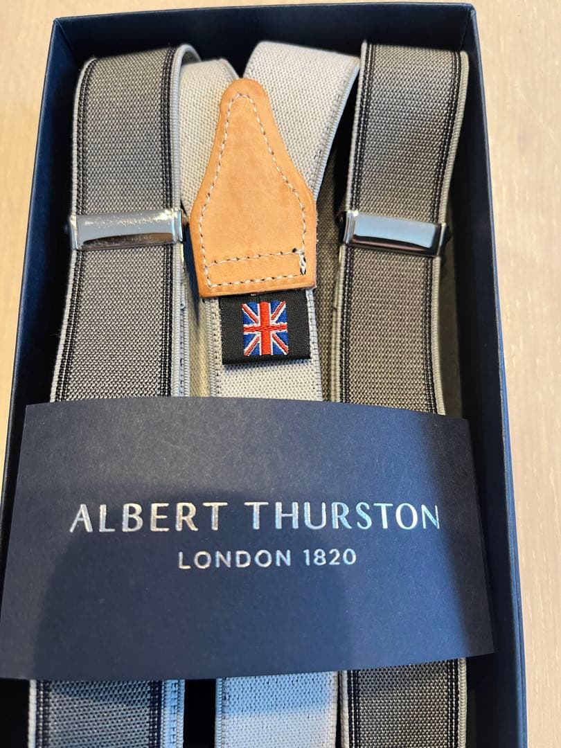 【美品】THURSTON/アルバートサーストン サスペンダー