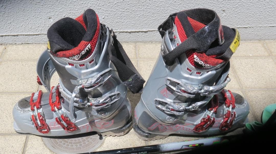 中古スキーセット2台